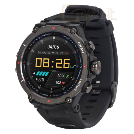 Okosóra GARETT GRS Pro Smartwatch Black - GRS_PRO_CZAR