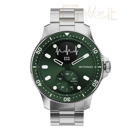 Okosóra Withings Scanwatch Horizon Special Edition 43mm Green - HWA09-MODEL 8-ALL-INT