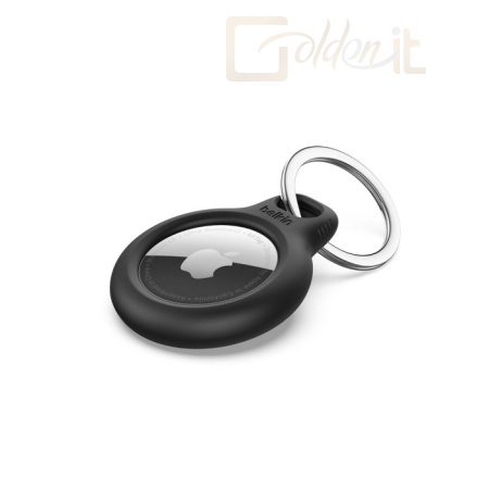 Okostelefon kiegészítő Belkin Secure Holder with Key Ring for AirTag 2-Pack Black - MSC002btBK