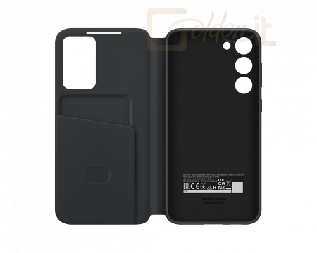 Okostelefon kiegészítő Samsung Galaxy S23+ Smart View Wallet Case Black - EF-ZS916CBEGWW