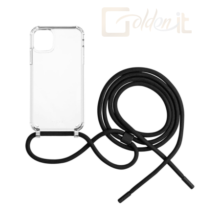 Okostelefon kiegészítő FIXED Pure Neck for Apple iPhone 11, black - FIXPUN-428-BK