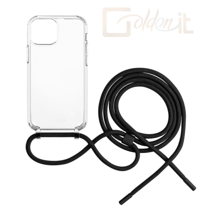 Okostelefon kiegészítő FIXED Pure Neck for Apple iPhone 12 mini, black - FIXPUN-557-BK