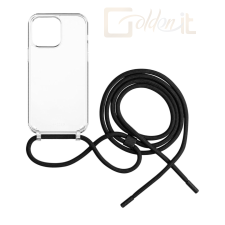 Okostelefon kiegészítő FIXED Pure Neck for Apple iPhone 14 Pro, black - FIXPUN-930-BK