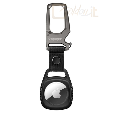 Okostelefon kiegészítő Spigen Rugged Armor, black - Apple AirTag - AMP01565