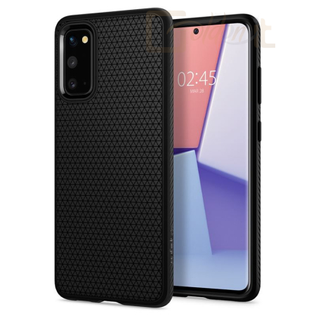 Okostelefon kiegészítő Spigen Liquid Air, black - Galaxy S20 - ACS00791