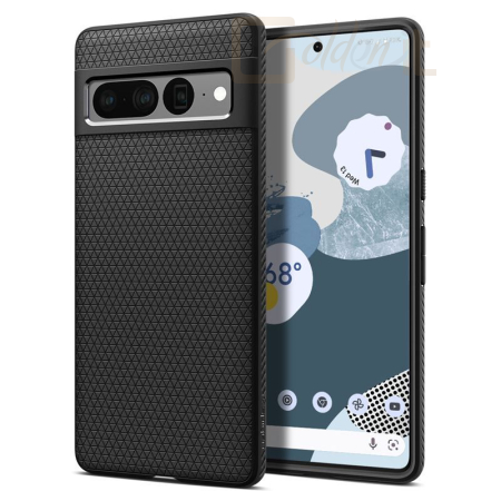 Okostelefon kiegészítő Spigen Liquid Air, black - Google Pixel 7 Pro - ACS04723