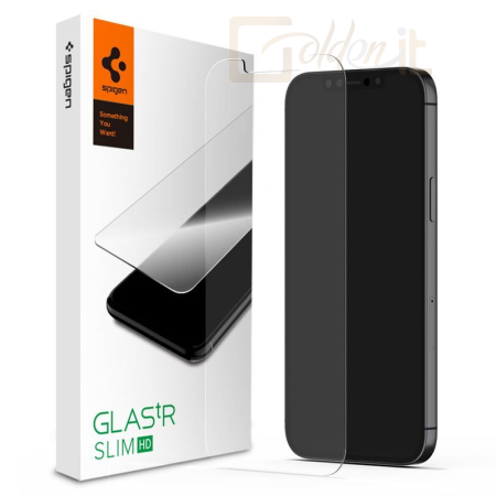 Okostelefon kiegészítő Spigen Glas tR HD, 1P - iPhone 12/Pro - AGL01511