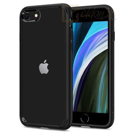 Okostelefon kiegészítő Spigen Ultra Hybrid 2, black - iPhone SE (2022/2020)/8/7 - 042CS20926