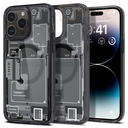 Okostelefon kiegészítő Spigen Ultra Hybrid MagSafe, zero one - iPhone 14 Pro Max - ACS05539