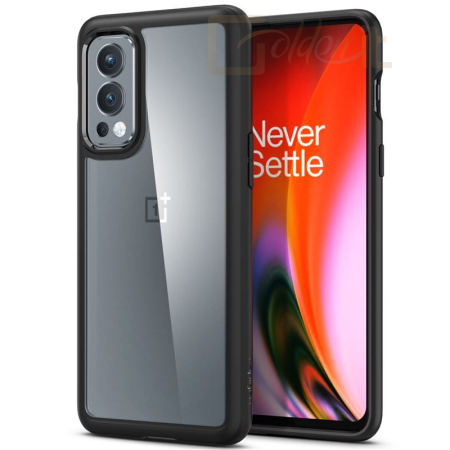 Okostelefon kiegészítő Spigen Ultra Hybrid, black - OnePlus Nord2 5G - ACS03664