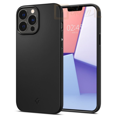 Okostelefon kiegészítő Spigen Thin Fit, black - iPhone 13 Pro Max - ACS03674