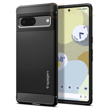 Okostelefon kiegészítő Spigen Rugged Armor, black - Google Pixel 7 - ACS04698