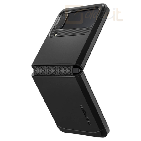 Okostelefon kiegészítő Spigen Tough Armor, black - Samsung Galaxy Z Flip4 - ACS05111