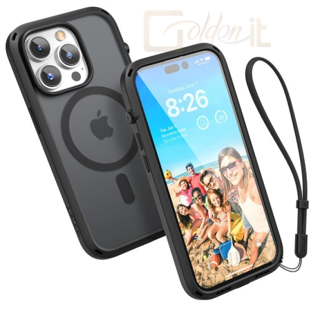 Okostelefon kiegészítő Catalyst Influence MagSafe case, black - iPhone 14 Pro - CATDMSPH14BLKMP