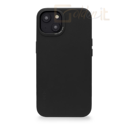 Okostelefon kiegészítő Decoded Leather BackCover, black - iPhone 14 - D23IPO14BC1BK