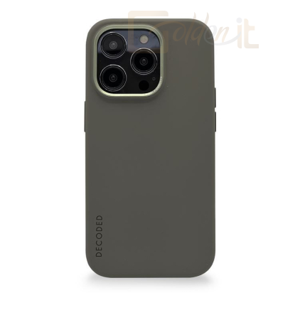 Okostelefon kiegészítő Decoded Silicone BackCover, olive - iPhone 14 Pro Max - D23IPO14PMBCS9OE