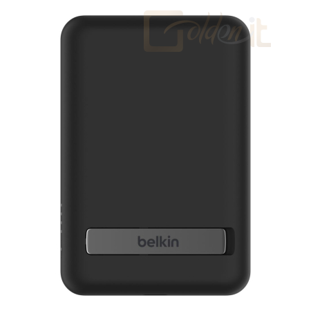 Okostelefon kiegészítő Belkin BPD004BTBK BoostCharge Magnetic Wireless Power Bank 5K + Stand Black - BPD004BTBK