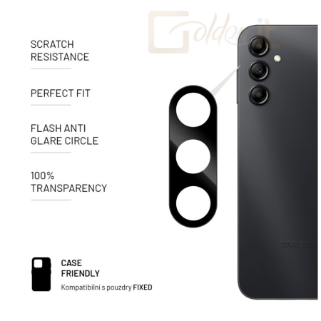 Okostelefon kiegészítő FIXED Camera Glass for A14/A14 5G/A34 5G - FIXGC-1072