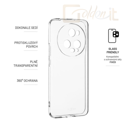 Okostelefon kiegészítő FIXED TPU Gel Case for Honor Magic 5 Pro, clear - FIXTCC-1071