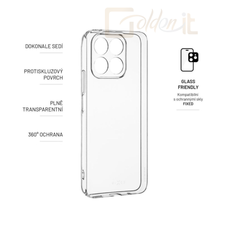 Okostelefon kiegészítő FIXED TPU Gel Case for Honor X8a, clear - FIXTCC-1120