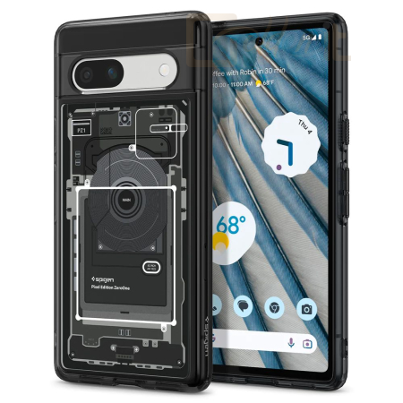Okostelefon kiegészítő Spigen Pixel 7a Case Ultra Hybrid Zero One Black - ACS06093