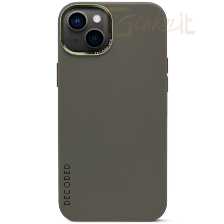Okostelefon kiegészítő Decoded Decoded Silicone BackCover iPhone 14 Olive - D23IPO14BCS9OE