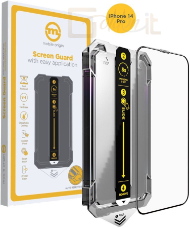 Okostelefon kiegészítő Mobile Origin Screen Guard iPhone 14 Pro with easy application - SGZ-I14PRO