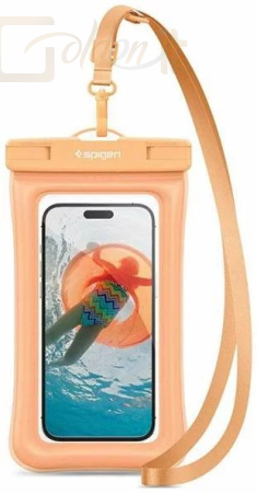 Okostelefon kiegészítő Spigen Aqua Shield WaterProof Floating Case A610 1 Pack Apricot - ACS06011