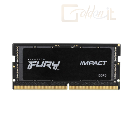 RAM - Notebook Kingston 16GB DDR5 6000MHz SODIMM Fury Impact Black - KF560S38IB-16