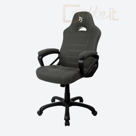 Gamer szék Arozzi Enzo Woven Fabric Gaming Chair Black/Grey - ENZO-WF-BKGY