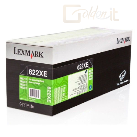 Nyomtató - Tintapatron Lexmark 622X Black toner - 62D2X0E