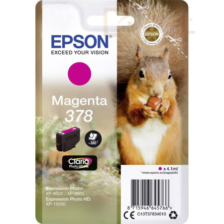 Nyomtató - Tintapatron Epson T3783 (378) Magenta tintapatron - C13T37834010