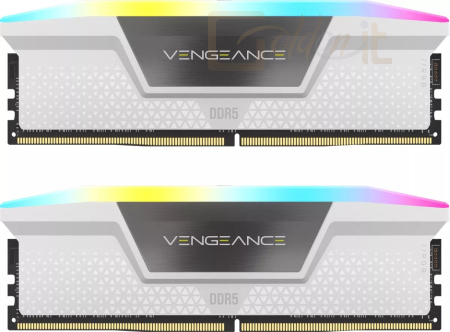 RAM Corsair 64GB DDR5 6000MHz Kit(2x32GB) Vengeance RGB White - CMH64GX5M2B6000C40W