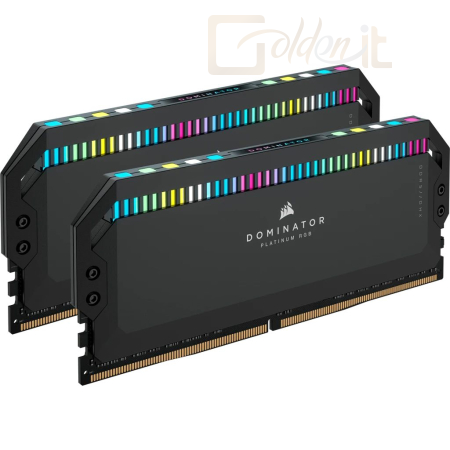 RAM Corsair 64GB DDR5 6400MHz Kit(2x32GB) Dominator Platinum RGB Black - CMT64GX5M2B6600C32