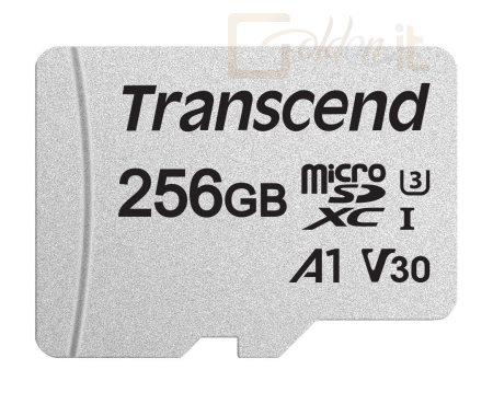 USB Ram Drive Transcend 256GB microSDXC Class 10 UHS-I U3 A1 V30 adapter nélkül - TS256GUSD300S-A
