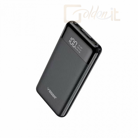 Powerbank vésztöltők Veger VP1087 10000mAh Powerbank Black - VP1087