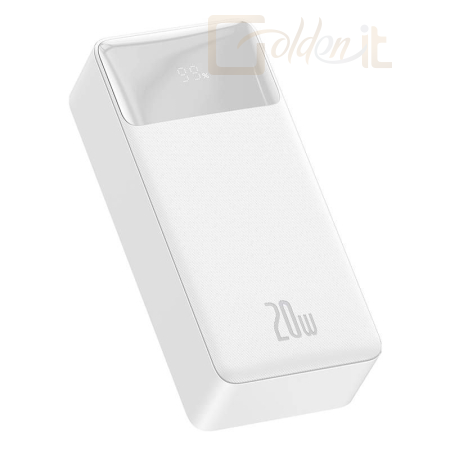 Powerbank vésztöltők Baseus Bipow 30000mAh PowerBank White - BAS618285