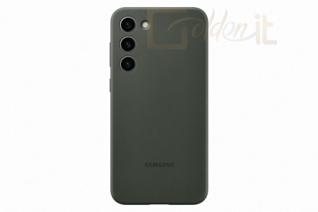 Okostelefon kiegészítő Samsung Galaxy S23+ Silicone Case Green - EF-PS916TGEGWW