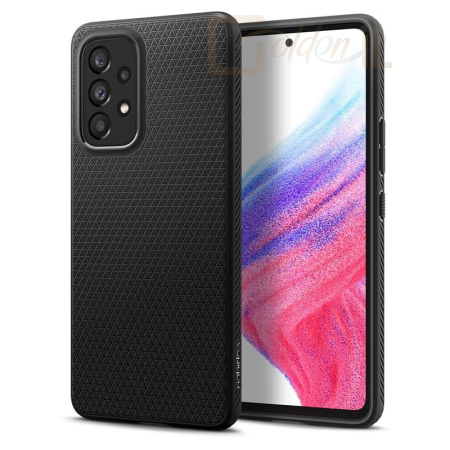 Okostelefon kiegészítő Spigen Liquid Air, black - Samsung Galaxy A53 5G - ACS04258