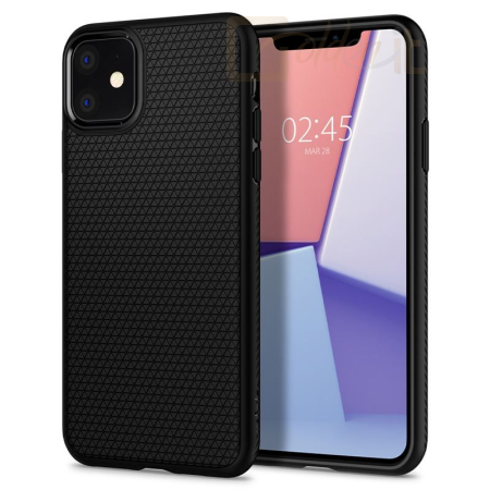 Okostelefon kiegészítő Spigen Liquid Air, black - iPhone 11 - 076CS27184