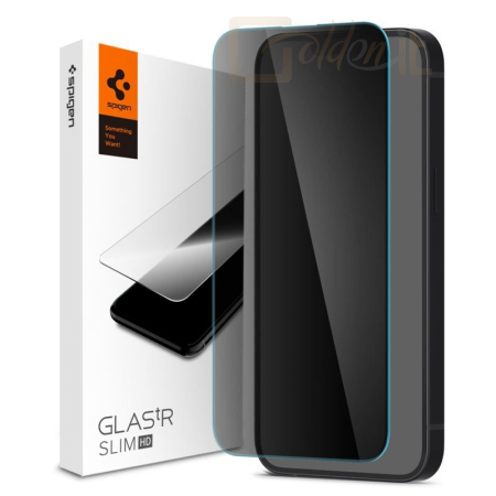 Okostelefon kiegészítő Spigen tR Slim HD 1 Pack, FC black - iPhone 14/iPhone 13 Pro/iPhone 13 - AGL03392