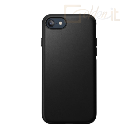 Okostelefon kiegészítő Nomad Modern Leather Case, black - iPhone SE - NM01201885