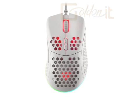 Egér Genesis Krypton 555 Gaming Mouse White - NMG-1840