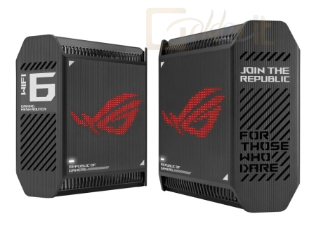 Hálózati eszközök Asus ROG Rapture GT6 (2 pack) Black - GT6 2-PK BLACK