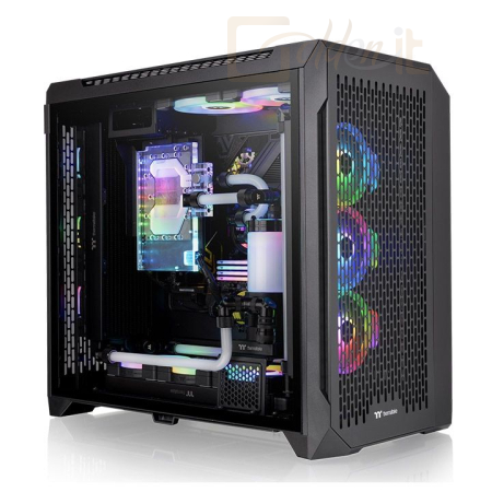 Ház Thermaltake CTE C750 Air Mid Tower Chassis Tempered Glass Black - CA-1X6-00F1WN-00