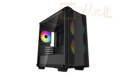 Ház DeepCool CC360 ARGB Tempered Glass Black - CC360 ARGB