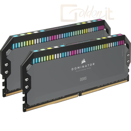 RAM Corsair 32GB DDR5 6000MHz Kit(2x16GB) Dominator Platinum RGB Cool Grey - CMT32GX5M2B6000Z30K