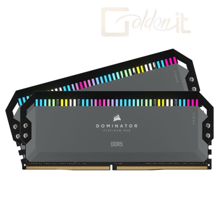 RAM Corsair 64GB DDR5 6000MHz Kit(2x32GB) Dominator Platinum RGB Grey - CMT64GX5M2B6000Z30