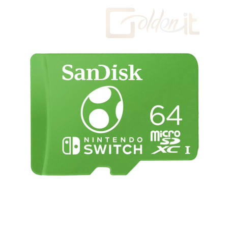 USB Ram Drive Sandisk 64GB microSDXC Class 10 UHS-I For Nintendo Switch Yosi Edition - SDSQXAO-064G-GN6ZN