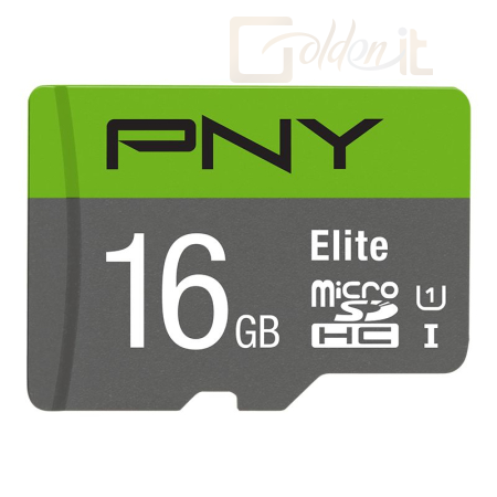 USB Ram Drive PNY 16GB microSDXC Elite Class 10 UHS-I + adapterrel - P-SDU16GU185GW-GE